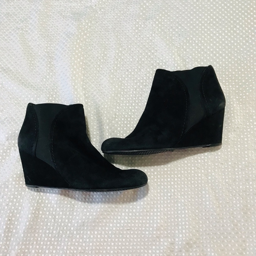 Stuart‎ weitzman suede wedges boots